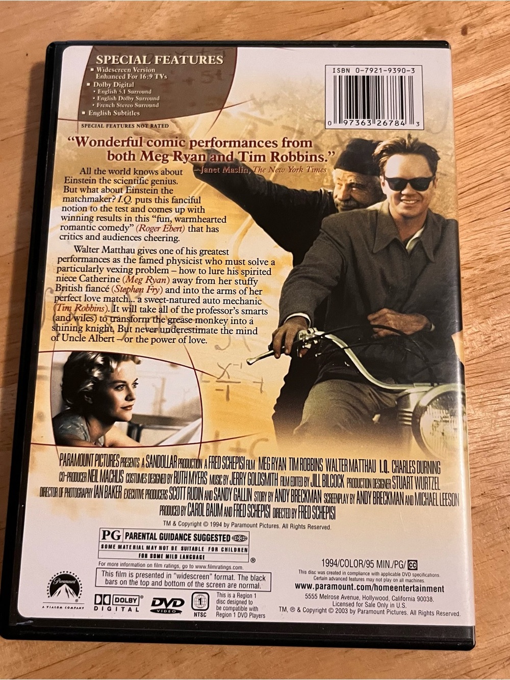 I.Q. DVD - Picture 2 of 2